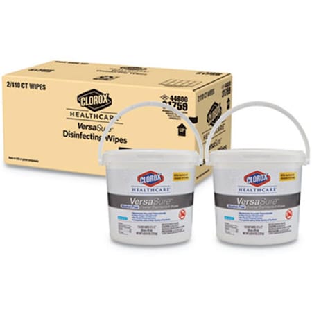 Tilex 12 x 12 in. VersaSure Cleaner Disinfectant Wipes; White, 2PK 31759